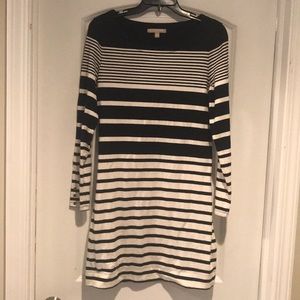 EUC! Long sleeve striped dress by Banana Republic